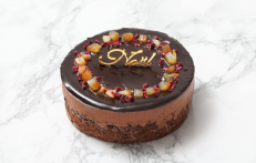 OGGIクリスマスチョコレートケーキ